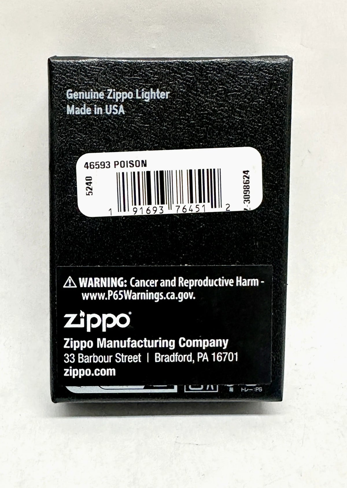 2025 Poison Rock Band Street Chrome Zippo Lighter - Hers and His Treasures