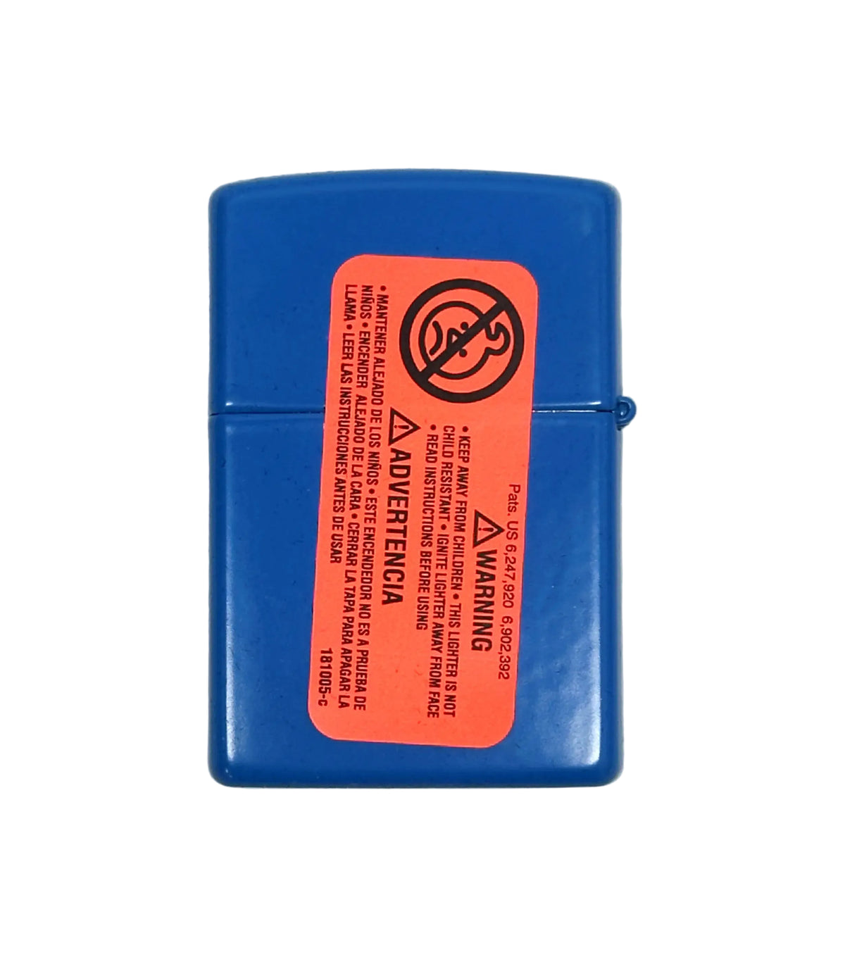 2025 Pop Art Design Sky Blue Matte Zippo Lighter - Hers and His Treasures
