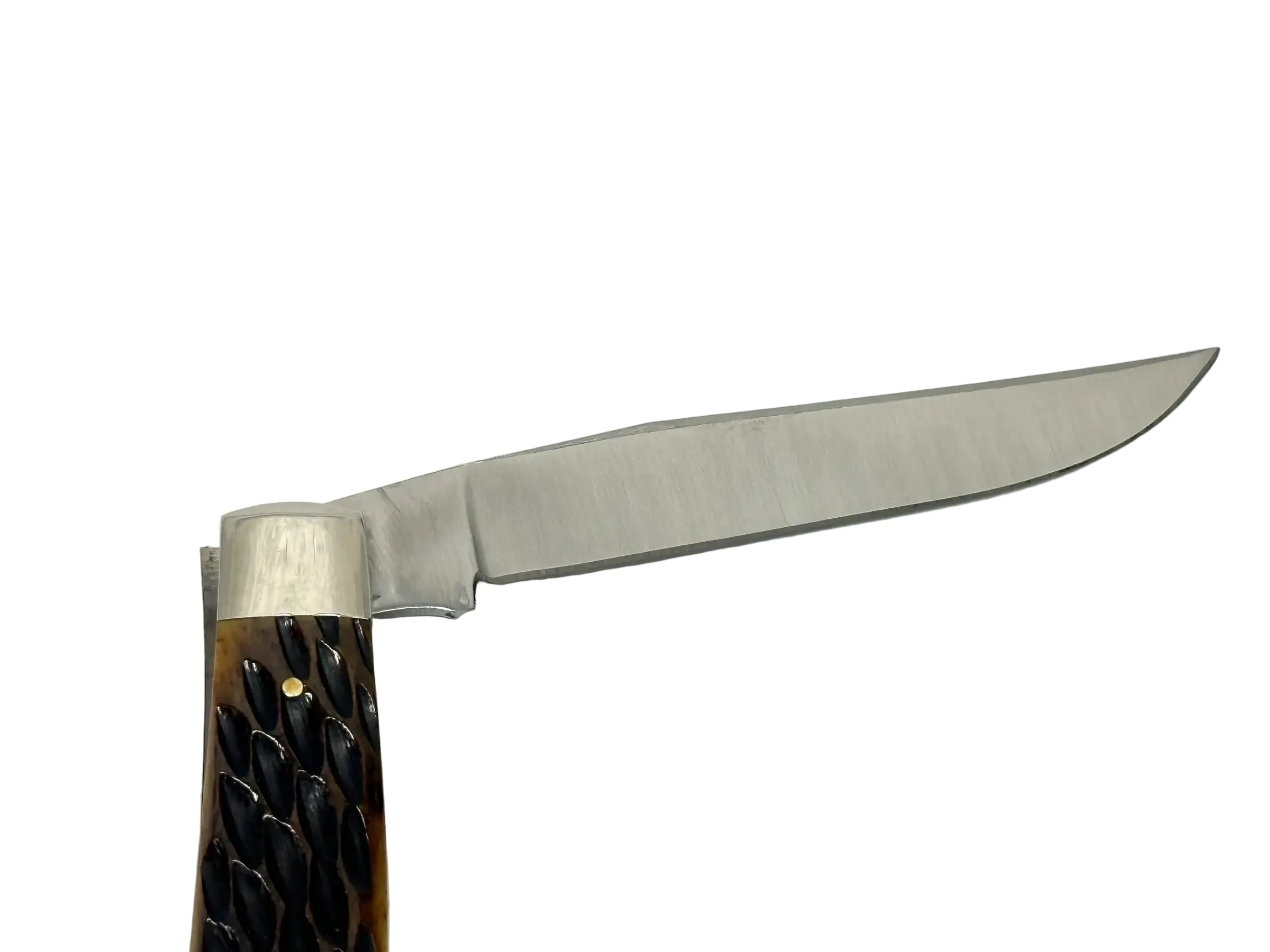 Queen City #27 Green Bone Muskrat Pocket Knife - Hers and His Treasures