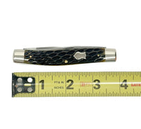 Queen City #27 Green Bone Muskrat Pocket Knife - Hers and His Treasures
