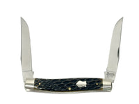 Queen City #27 Green Bone Muskrat Pocket Knife - Hers and His Treasures