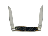 Queen City #27 Green Bone Muskrat Pocket Knife - Hers and His Treasures