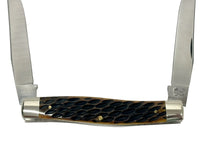 Queen City #27 Green Bone Muskrat Pocket Knife - Hers and His Treasures
