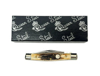Queen Cutlery #26 Stag 3 Blade Stockman Pocket Knife - Hers and His Treasures