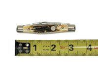 Queen Cutlery #26 Stag 3 Blade Stockman Pocket Knife - Hers and His Treasures