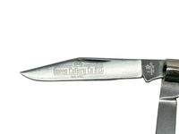 Queen Cutlery #26 Stag 3 Blade Stockman Pocket Knife - Hers and His Treasures