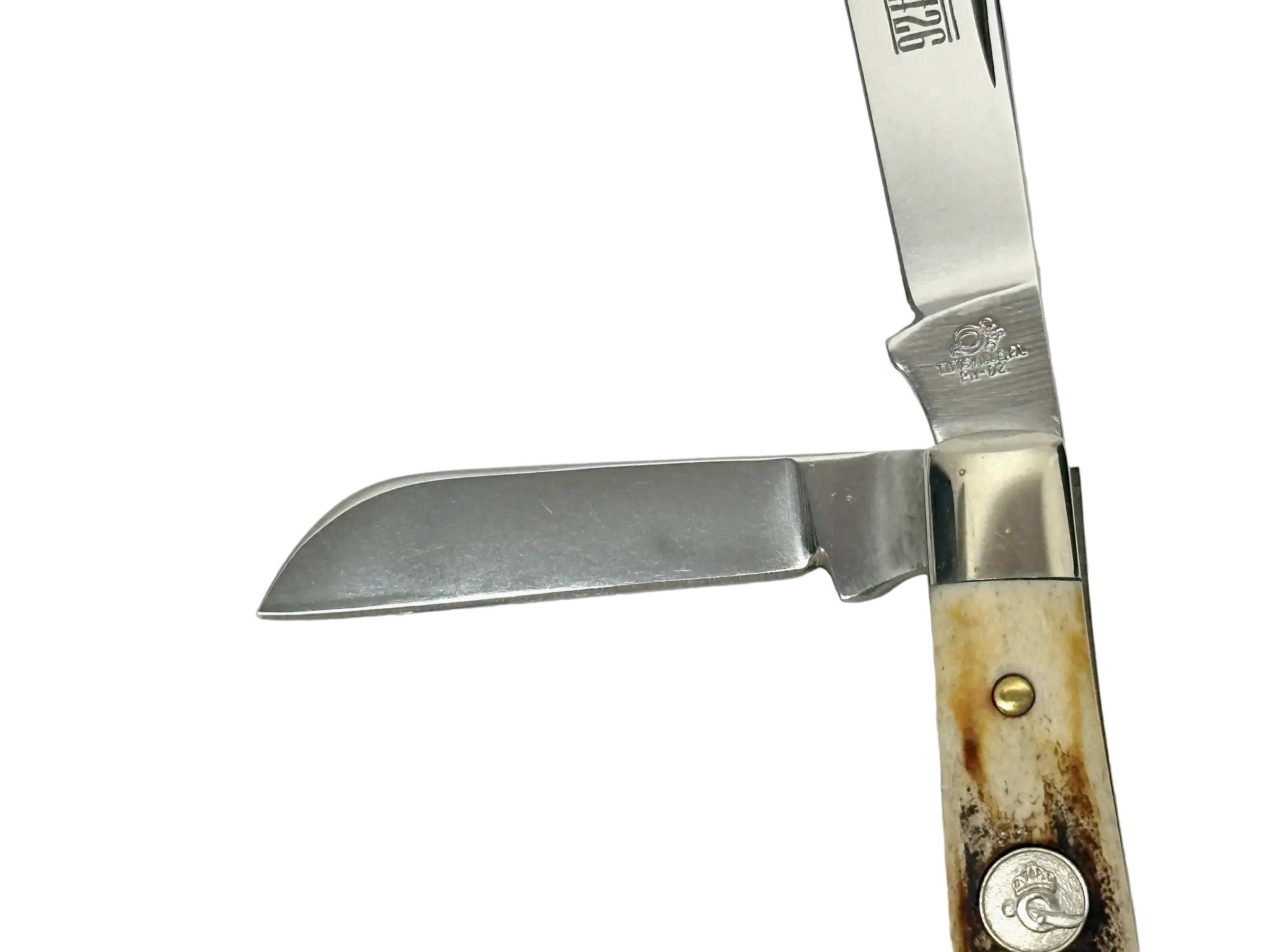 Queen Cutlery #26 Stag 3 Blade Stockman Pocket Knife - Hers and His Treasures