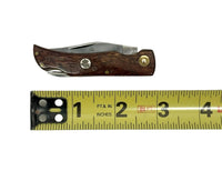 Queen Cutlery Co. 8445 PH-D2 Wood Lockback Pocket Knife