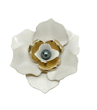 Vintage Sarah Coventry Camellia Brooch Pin - Hers and His Treasures