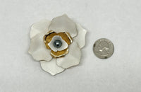 Vintage Sarah Coventry Camellia Brooch Pin - Hers and His Treasures