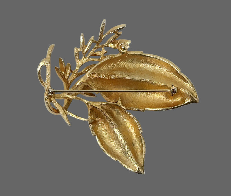 1962 Sarah Coventry Sea Whispers Brooch Pin - Hers and His Treasures