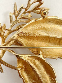 1962 Sarah Coventry Sea Whispers Brooch Pin - Hers and His Treasures