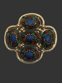 1968 Sarah Coventry Light of the East Brooch Pin - Hers and His Treasures