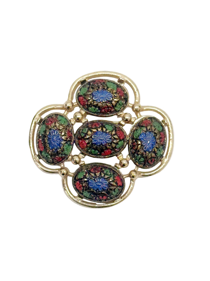 1968 Sarah Coventry Light of the East Brooch Pin - Hers and His Treasures