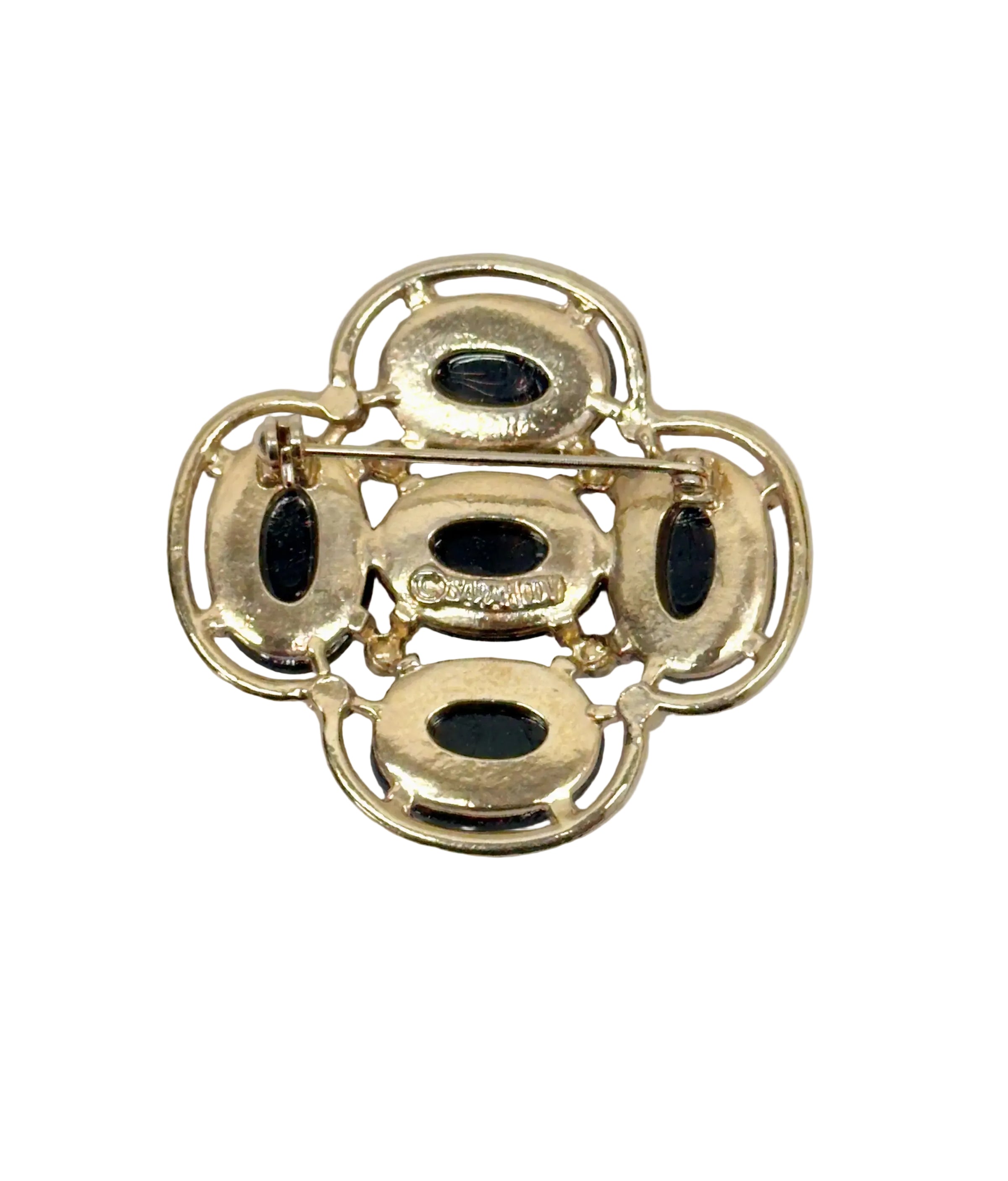 1968 Sarah Coventry Light of the East Brooch Pin - Hers and His Treasures