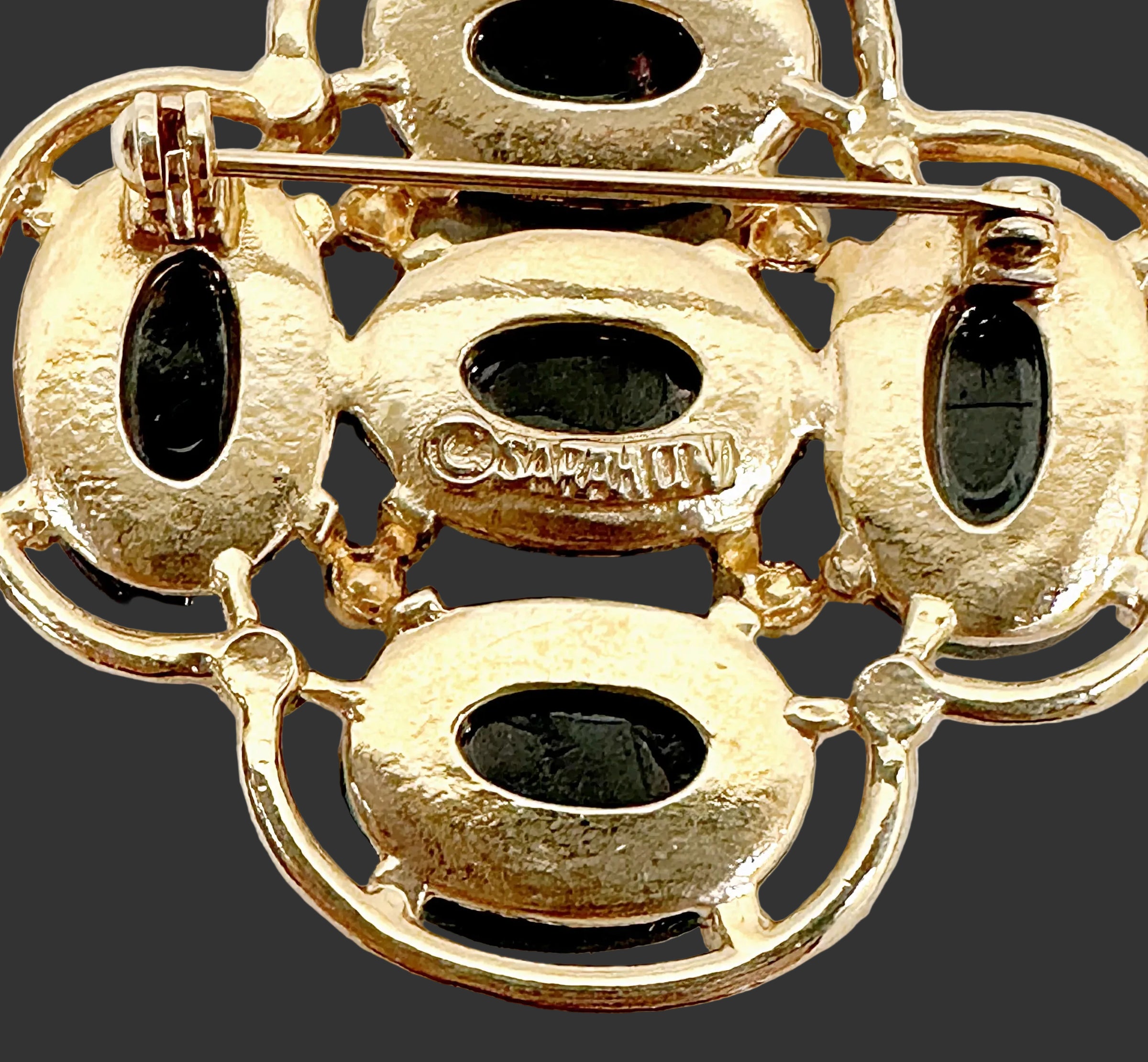 1968 Sarah Coventry Light of the East Brooch Pin - Hers and His Treasures