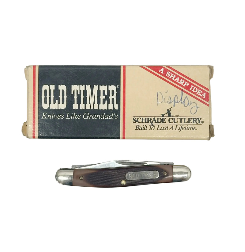 1974-2002 Schrade Cutlery 104OT Old Timer Minuteman Pocket Knife - Hers and His Treasures