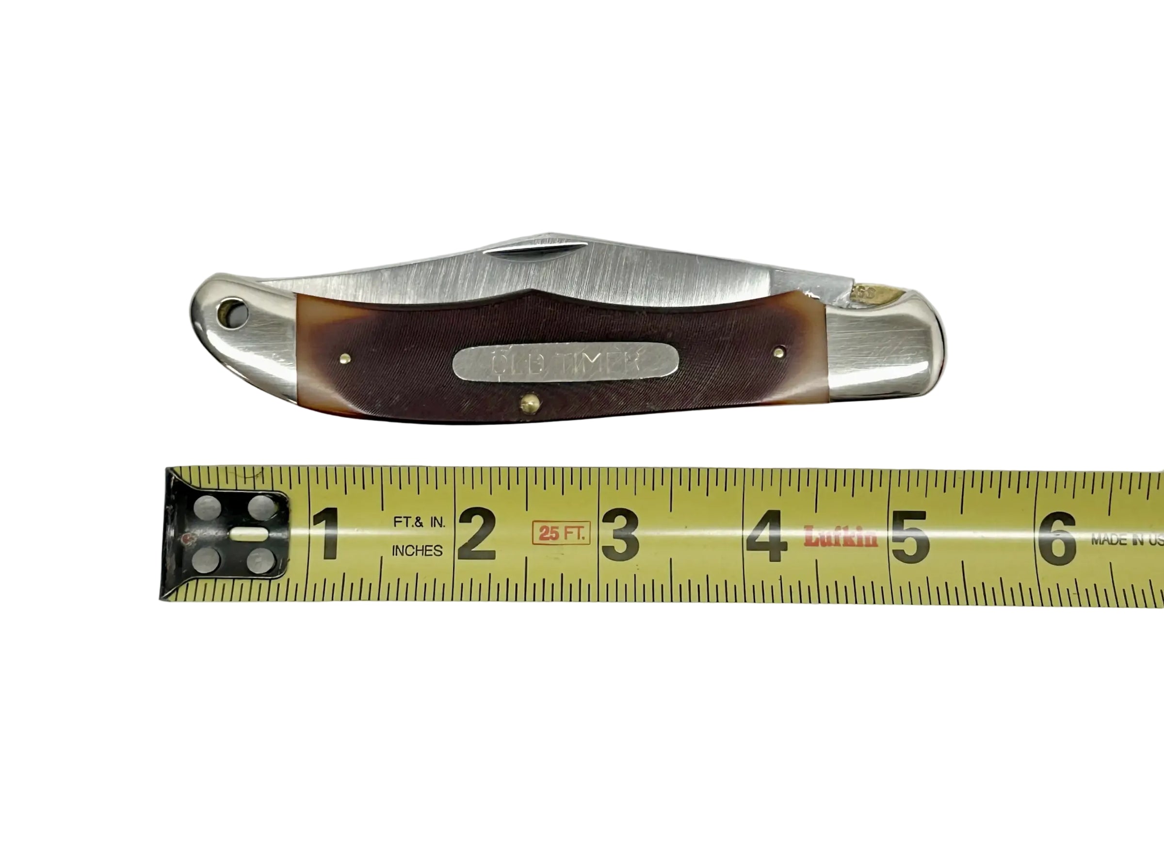 Schrade Old Timer 125OT Lock Blade Pocket Knife with Sheath - Hers and His Treasures