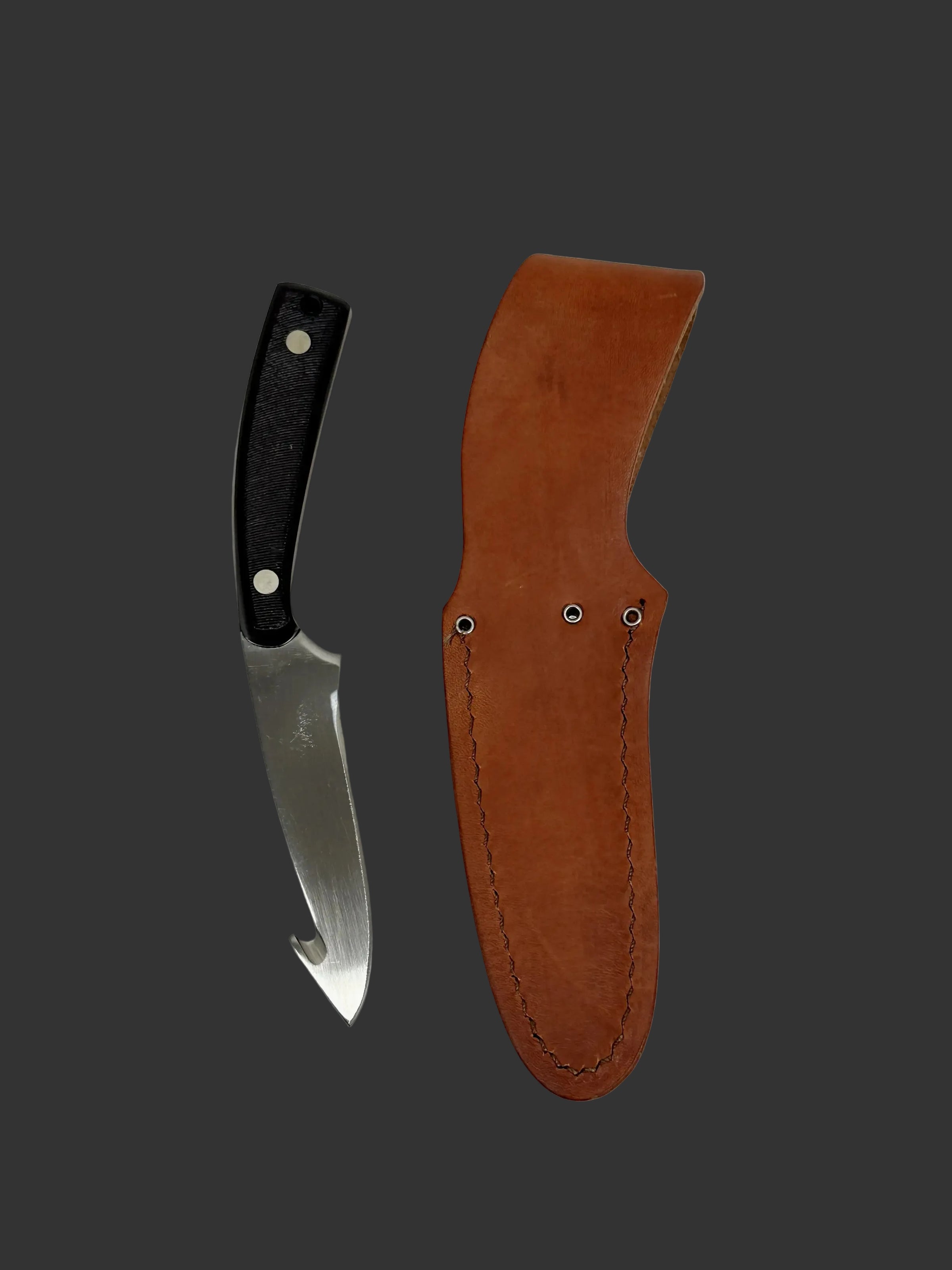 Schrade USA 158OT Old Timer Guthook Rigid Blade Pocket Knife - Hers and His Treasures