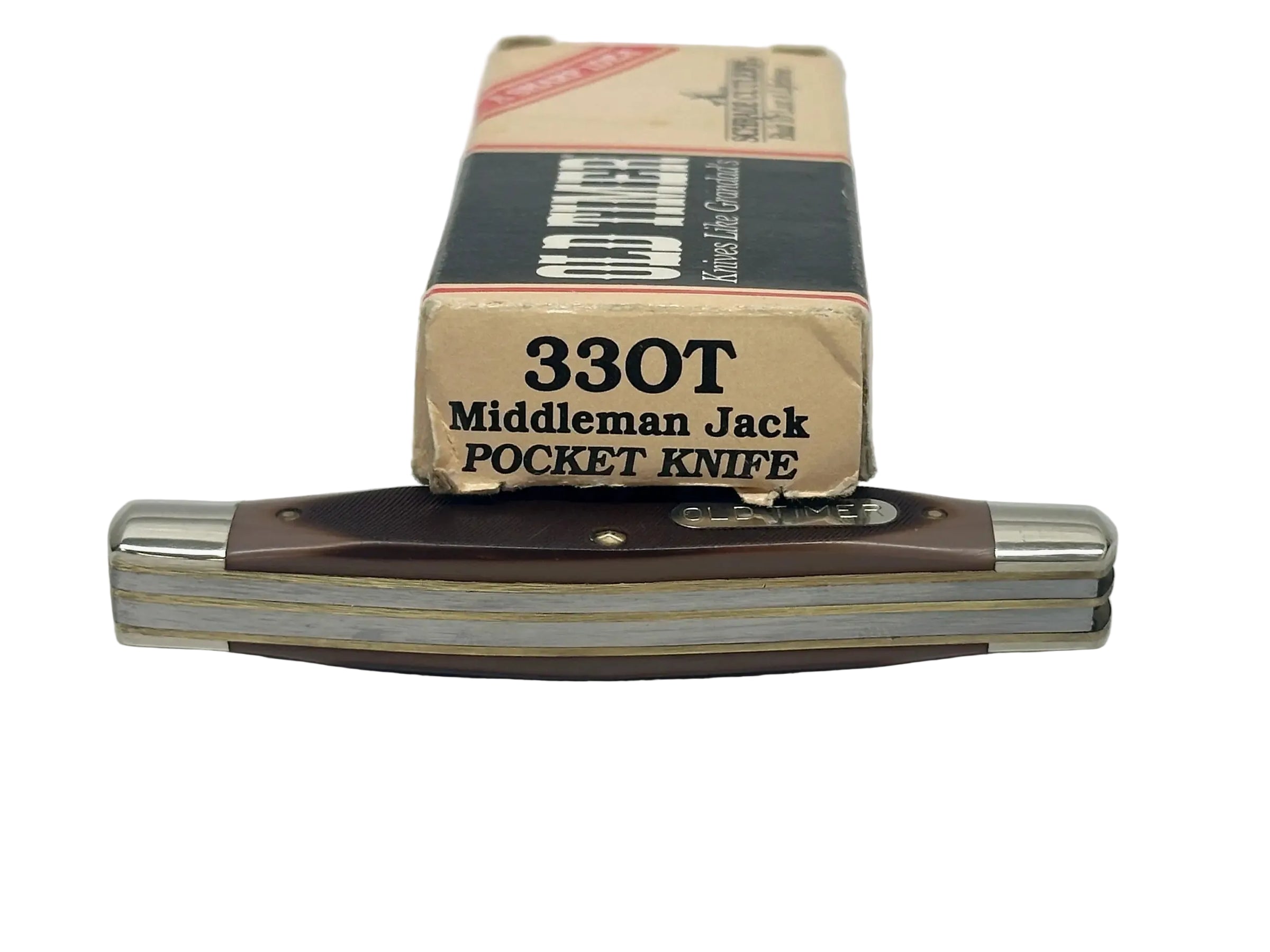1973-2002 Schrade Cutlery 33OT Middleman Jack Pocket Knife