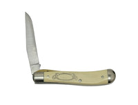 Schrade Cutlery SC-503 Bass Scrimshaw Trapper Pocket Knife - Hers and His Treasures