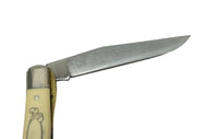 Schrade Cutlery SC-503 Bass Scrimshaw Trapper Pocket Knife - Hers and His Treasures