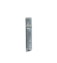 XI 1995 Slim Diagonal Lines "Bright Cut" Zippo Lighter - Hers and His Treasures