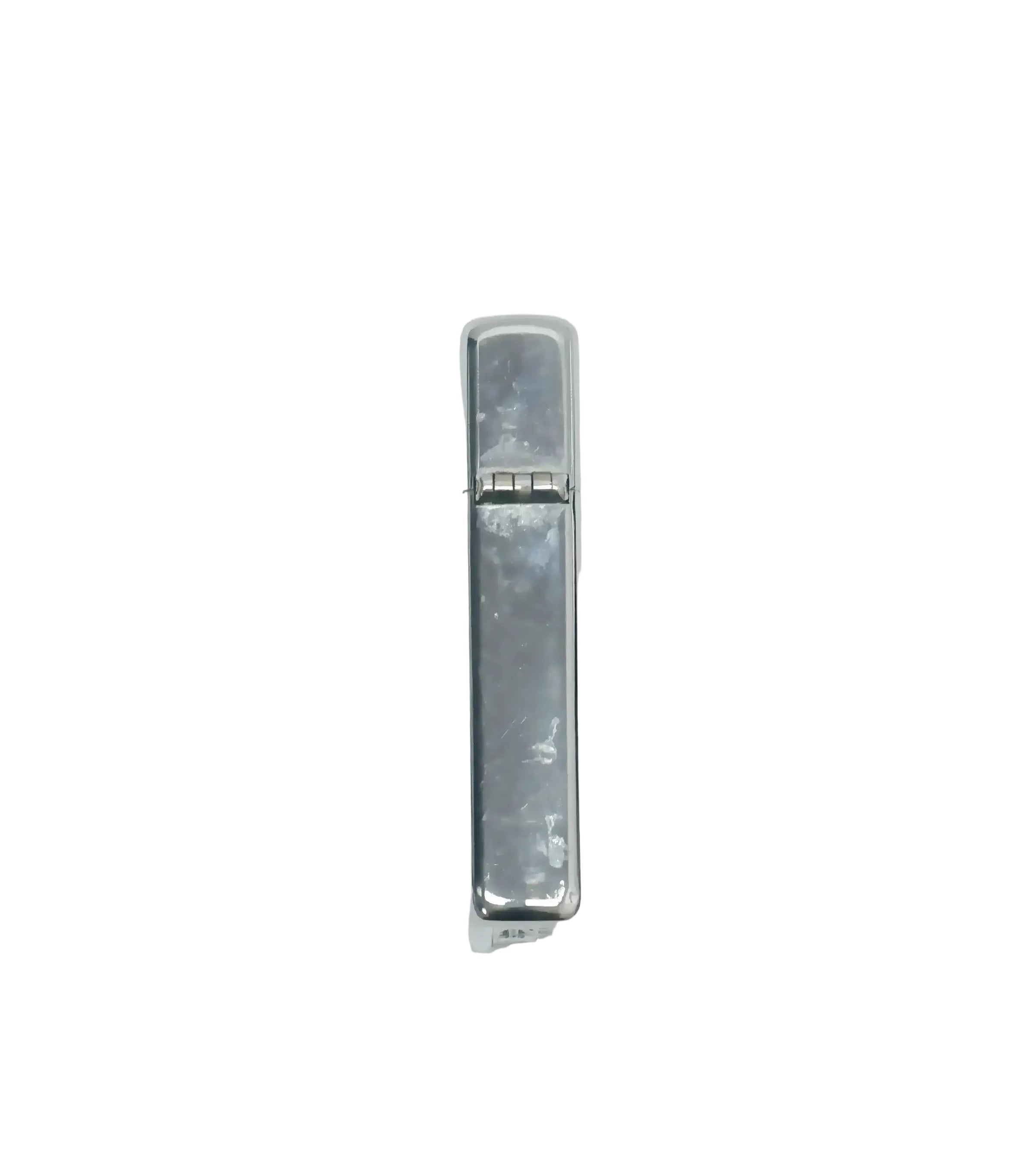 XI 1995 Slim Diagonal Lines "Bright Cut" Zippo Lighter - Hers and His Treasures