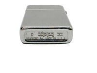 XI 1995 Slim Diagonal Lines "Bright Cut" Zippo Lighter - Hers and His Treasures