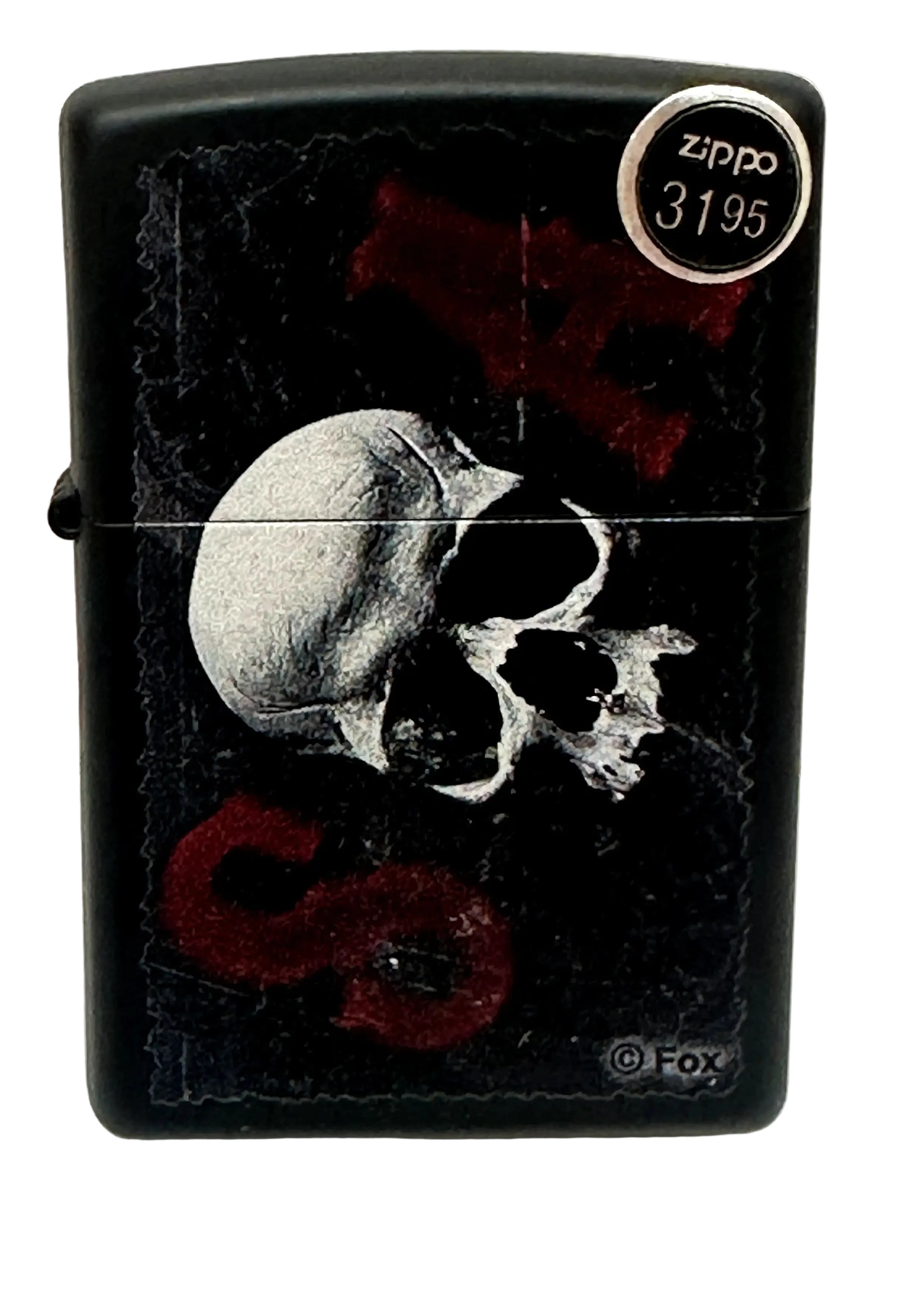 2019 Sons of Anarchy SOA Skull Black Matte Zippo Lighter - Hers and His Treasures