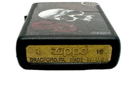 2019 Sons of Anarchy SOA Skull Black Matte Zippo Lighter - Hers and His Treasures