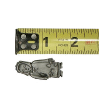 Vintage Torino Pewter Woman with Rose Earrings Box Set - Hers and His Treasures