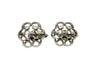 Vintage Trifari Silver Tone Celtic Knot Clip-On Earrings - Hers and His Treasures
