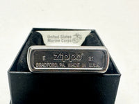 2021 USMC United States Marine Corps Land Sea Air Zippo Lighter - Hers and His Treasures