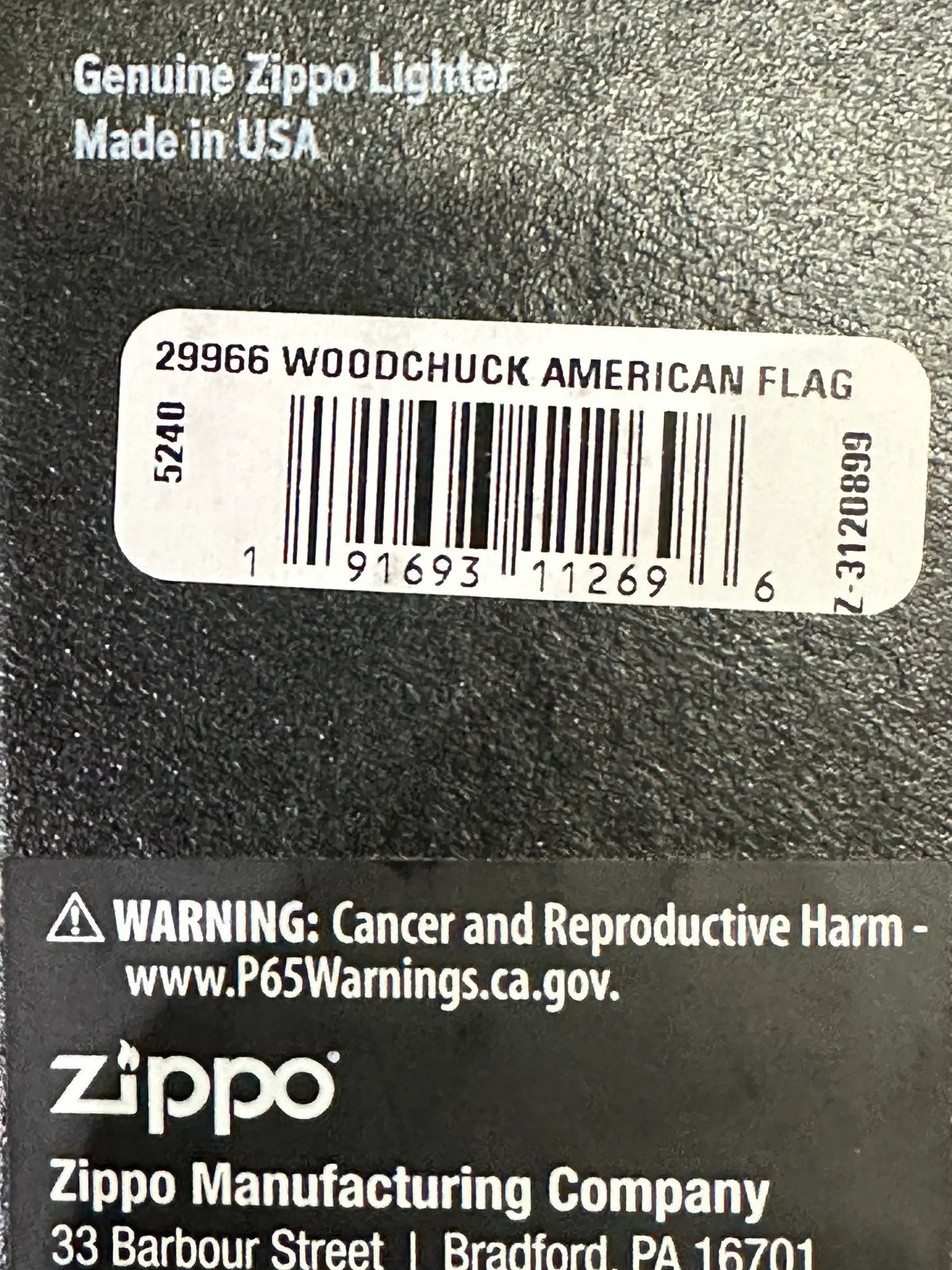 Woodchuck American Flag 29966 Zippo Lighter - Hers and His Treasures