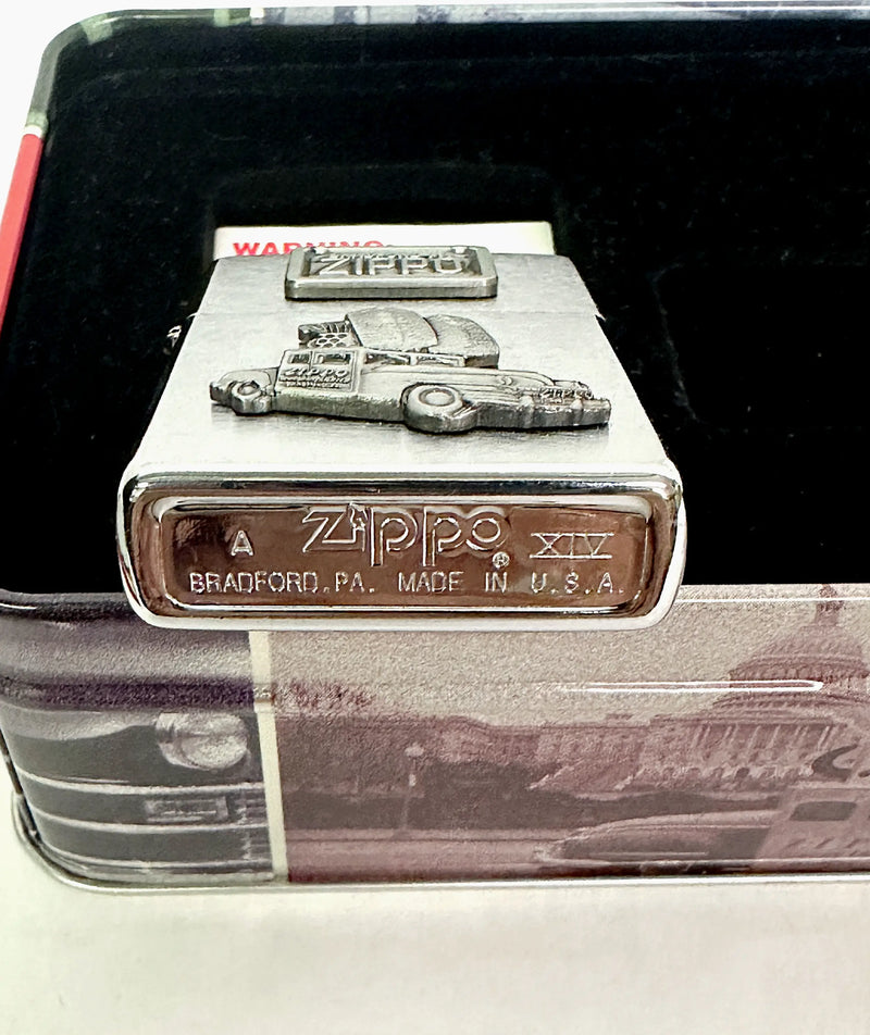 XIV 1998 Zippo Car Lighter and Keychain Set - Hers and His Treasures