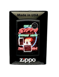 2022 Zippo Neon Sign Design 48455 Zippo Lighter - Hers and His Treasures