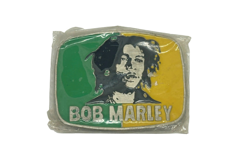 New Bob Marley Large Enamel Belt Buckle - Hers and His Treasures