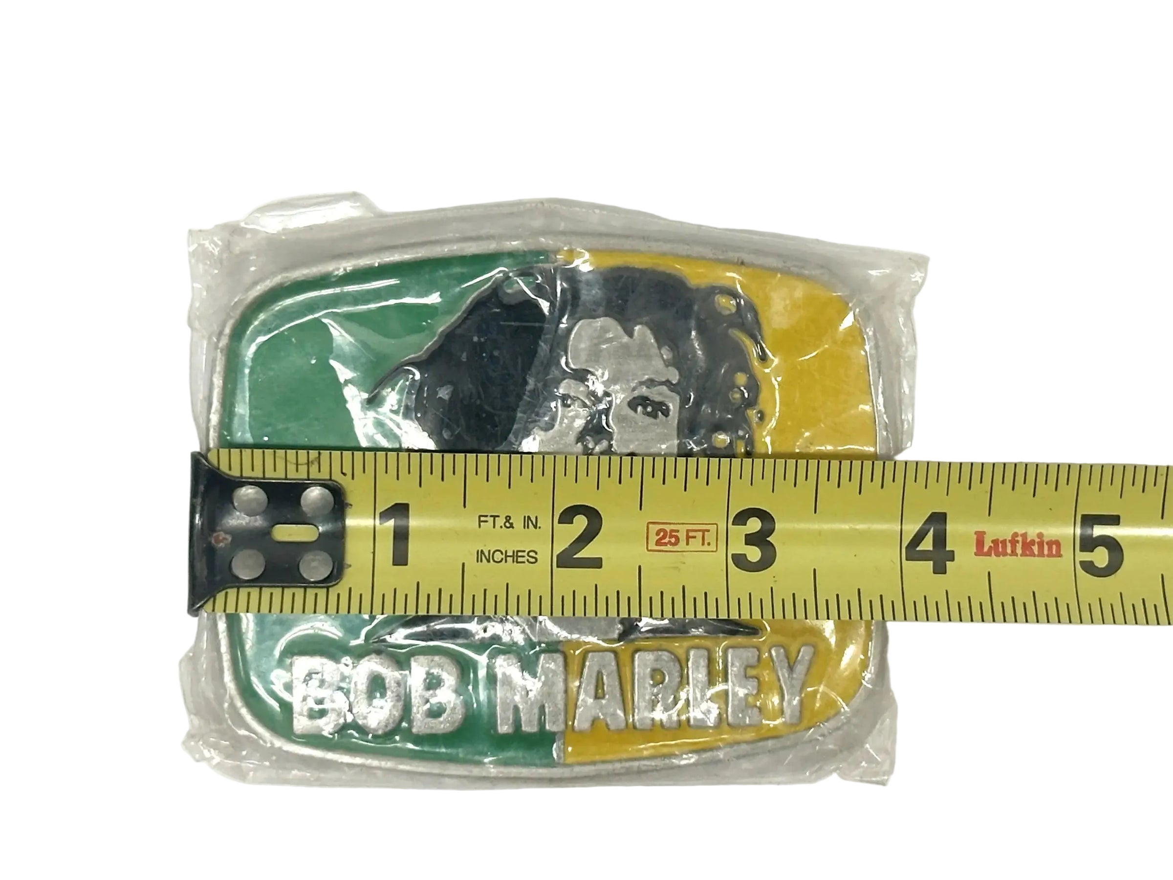 New Bob Marley Large Enamel Belt Buckle - Hers and His Treasures