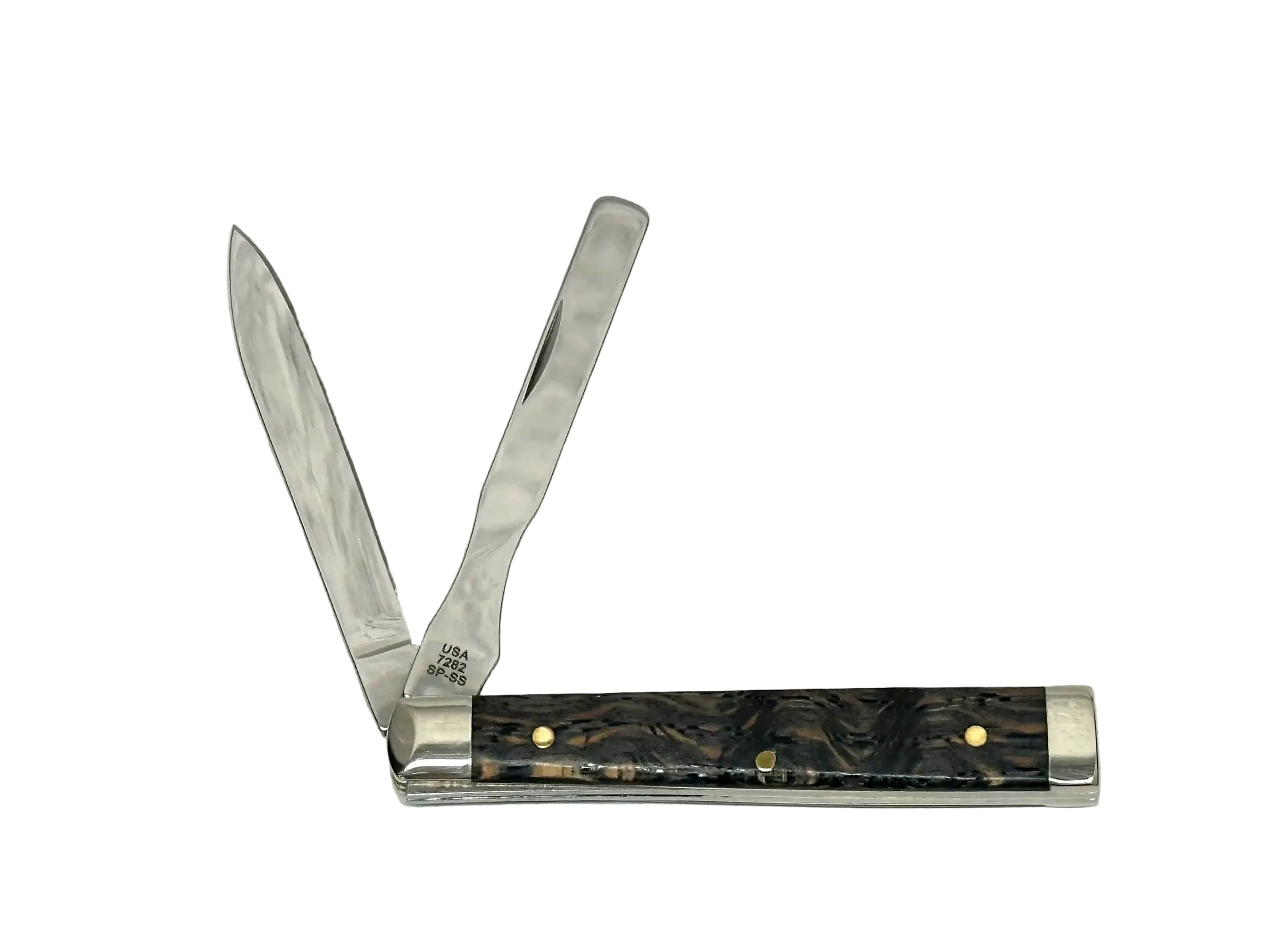 Case XX 2025 Black Curly Oak Wood Smooth Baby Doctor Pocket Knife - Hers and His Treasures