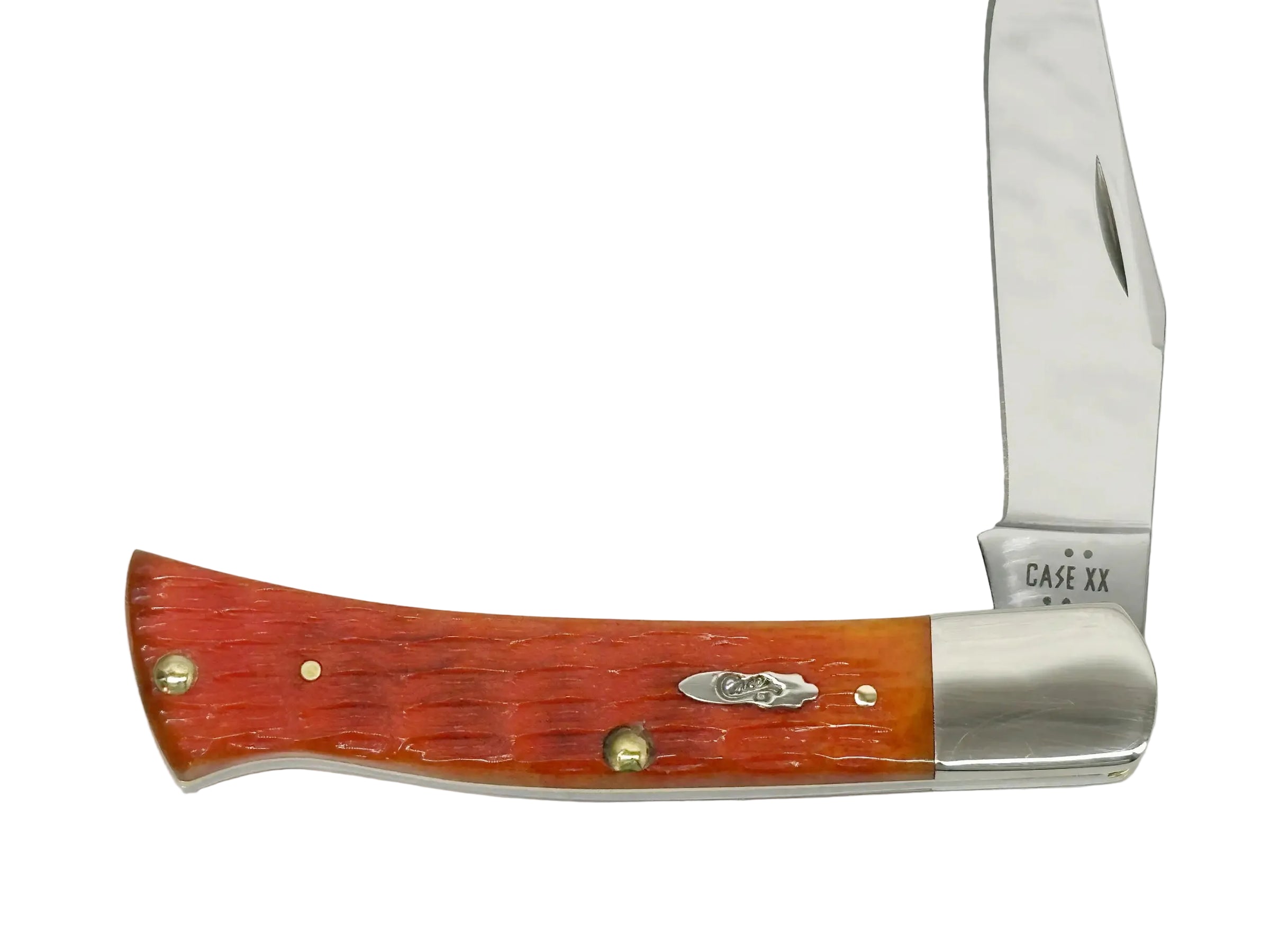 2026 Case XX Tequila Sunrise Bone Crandall Jig Axe Handle Pocket Knife - Hers and His Treasures