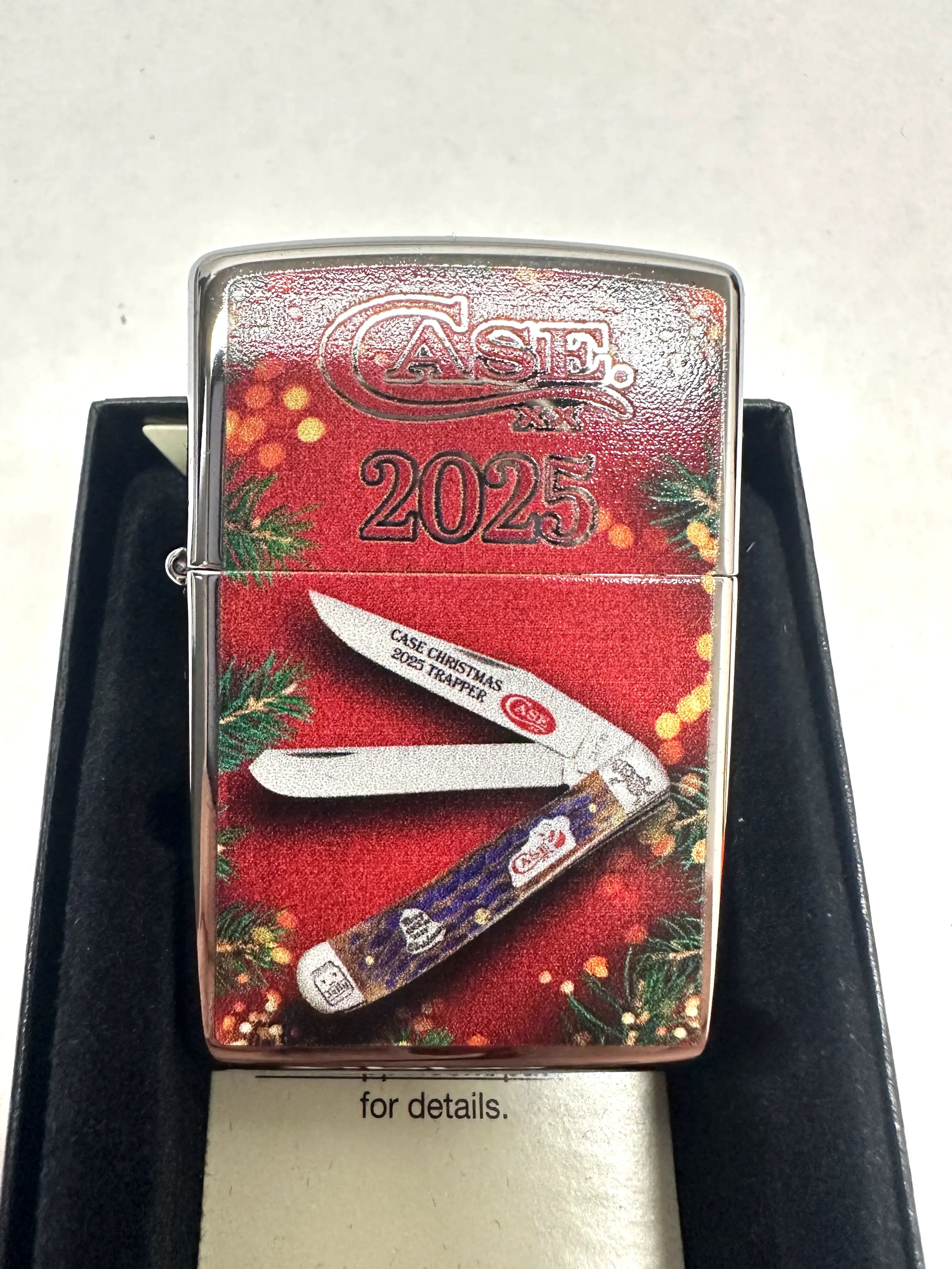 2025 Case XX Christmas Series PB&J Zippo Lighter - Hers and His Treasures