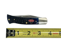 2026 Case XX Navy Blue Bone Rogers Jig Axe Handle Pocket Knife - Hers and His Treasures