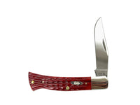 2026 Case XX Corn Cob Jig Dark Red Bone Pocket Worn Axe Handle Pocket Knife - Hers and His Treasures