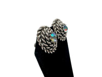 Coro Silver Tone Amethyst AB Rhinestone Clip-On Earrings - Hers and His Treasures