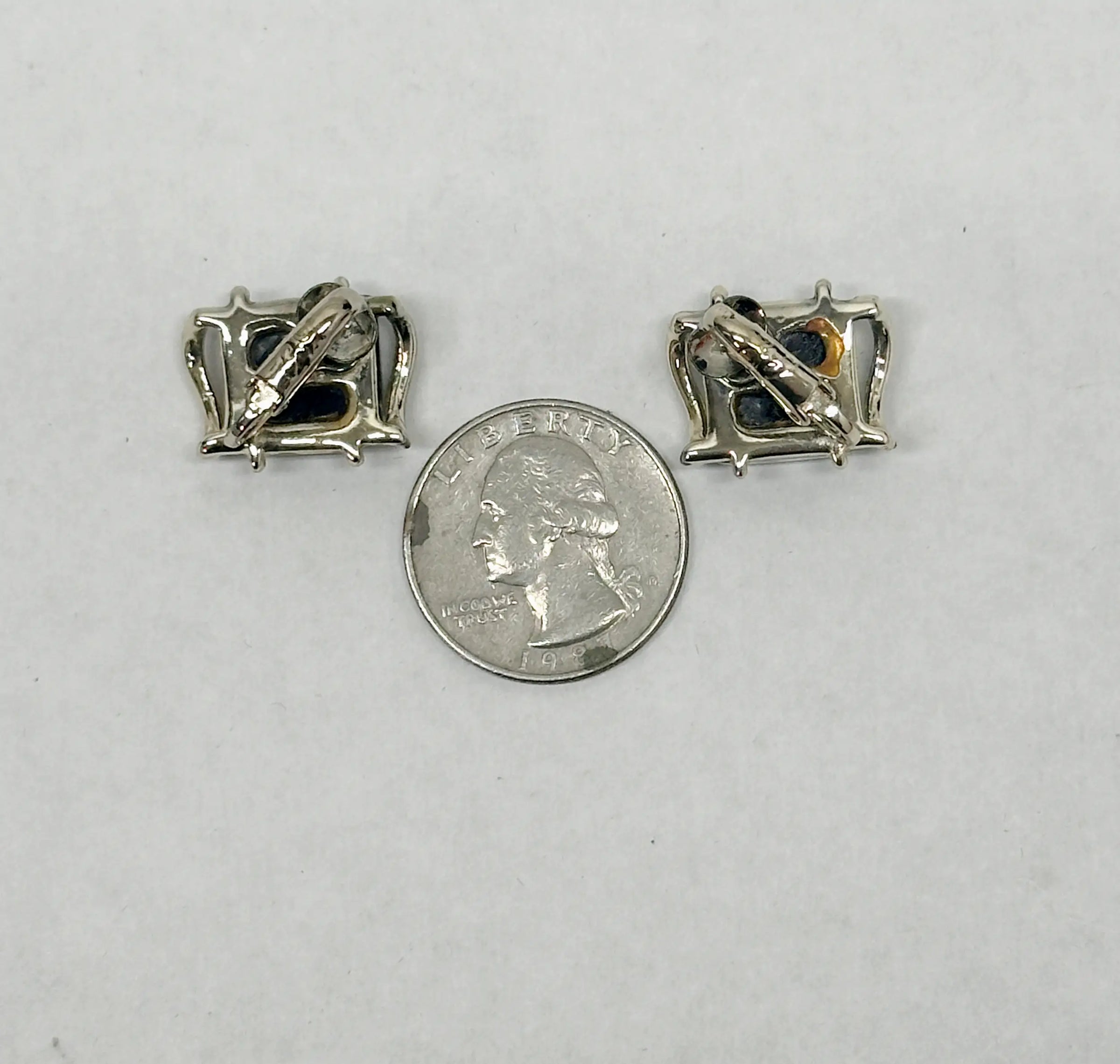 Coro Gold Tone Black Lucite Confetti Clip-On Earrings - Hers and His Treasures