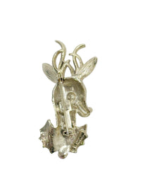 Gerry's Christmas Reindeer Gold Tone Brooch Pin - Hers and His Treasures