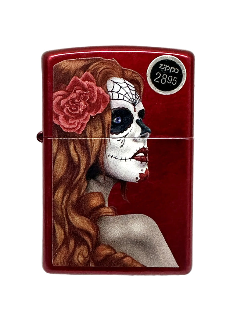 2019 Day of the Dead Girl 28830 Zippo Lighter - Hers and His Treasures