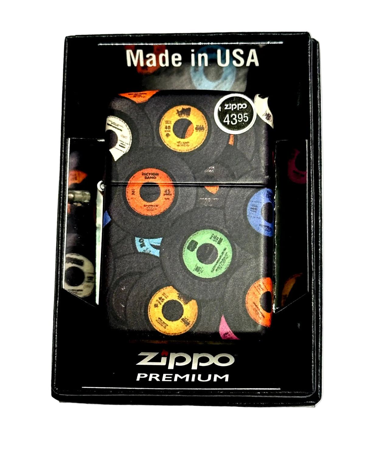Zippo Records Design 540 Matte Windproof Lighter - Hers and His Treasures