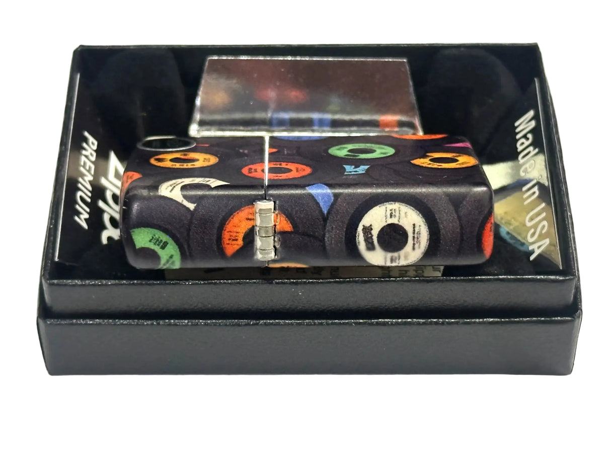 Zippo Records Design 540 Matte Windproof Lighter - Hers and His Treasures